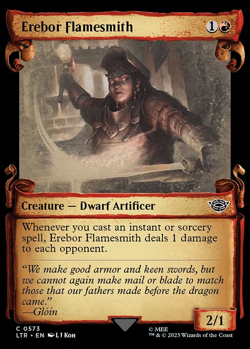 Erebor Flamesmith [Scroll Showcase Silver Foil]
