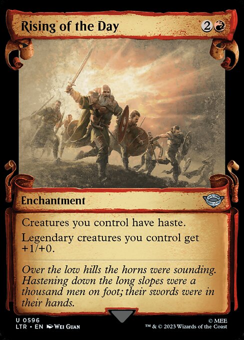 Rising of the Day [Scroll Showcase Silver Foil]