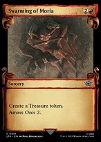 Swarming of Moria [Scroll Showcase Silver Foil]