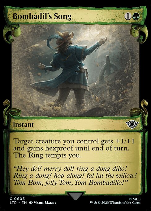 Bombadil's Song [Scroll Showcase Silver Foil]