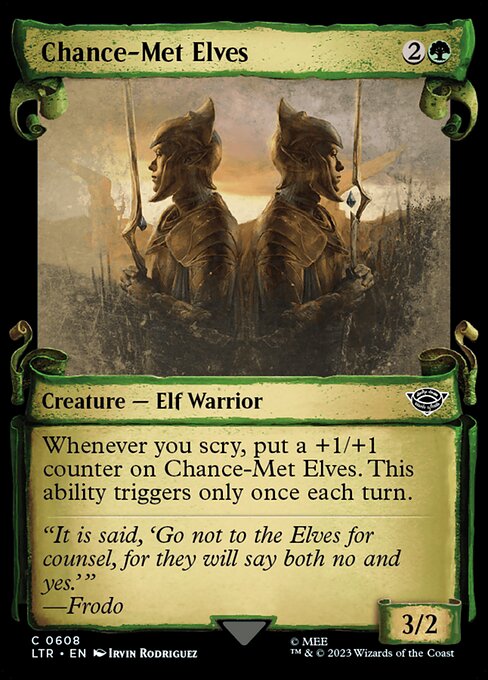 Chance-Met Elves [Scroll Showcase Silver Foil]