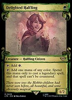 Delighted Halfling [Scroll Showcase Silver Foil]