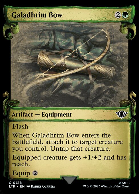 Galadhrim Bow [Scroll Showcase Silver Foil]