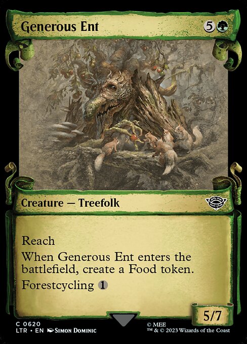 Generous Ent [Scroll Showcase Silver Foil]