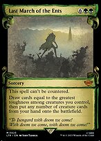 Last March of the Ents [Scroll Showcase Silver Foil]