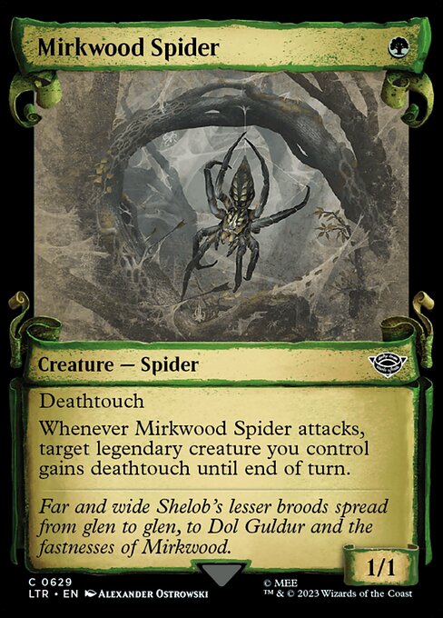 Mirkwood Spider [Scroll Showcase Silver Foil]
