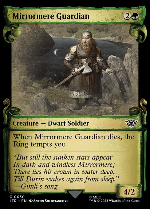Mirrormere Guardian [Scroll Showcase Silver Foil]