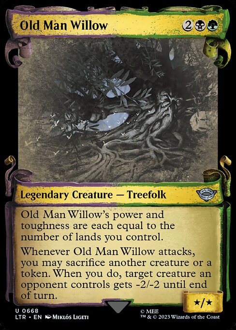 Old Man Willow [Scroll Showcase Silver Foil]