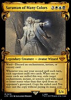 Saruman of Many Colors [Scroll Showcase Silver Foil]