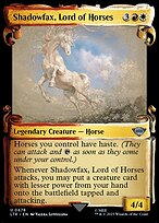 Shadowfax, Lord of Horses [Scroll Showcase Silver Foil]