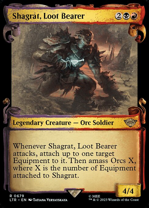 Shagrat, Loot Bearer [Scroll Showcase Silver Foil]