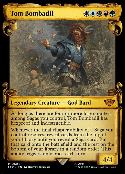 Tom Bombadil [Scroll Showcase Silver Foil]