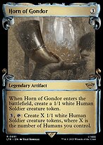 Horn of Gondor [Scroll Showcase Silver Foil]