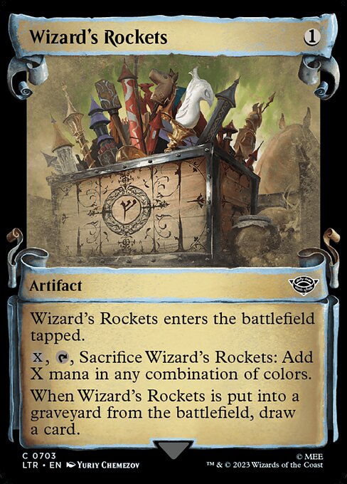 Wizard's Rockets [Scroll Showcase Silver Foil]