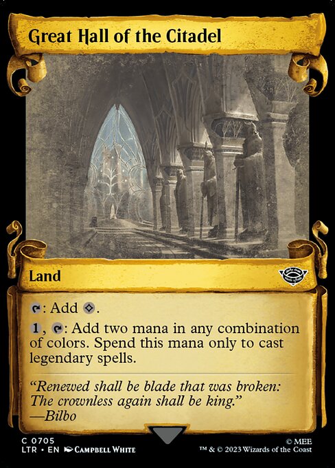 Great Hall of the Citadel [Scroll Showcase Silver Foil]