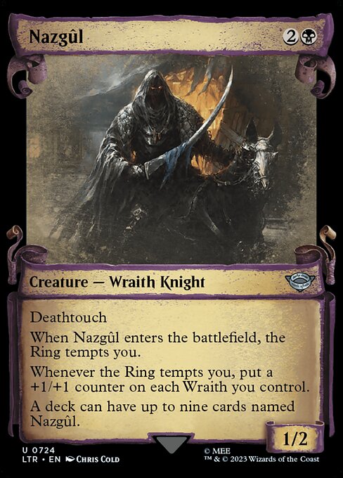 Nazgûl [Scroll Showcase Silver Foil]