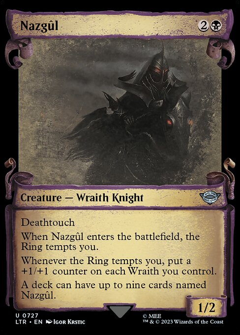 Nazgûl [Scroll Showcase Silver Foil]