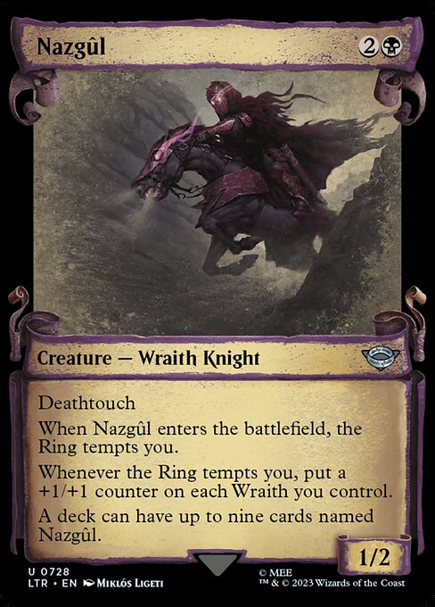 Nazgûl [Scroll Showcase Silver Foil]