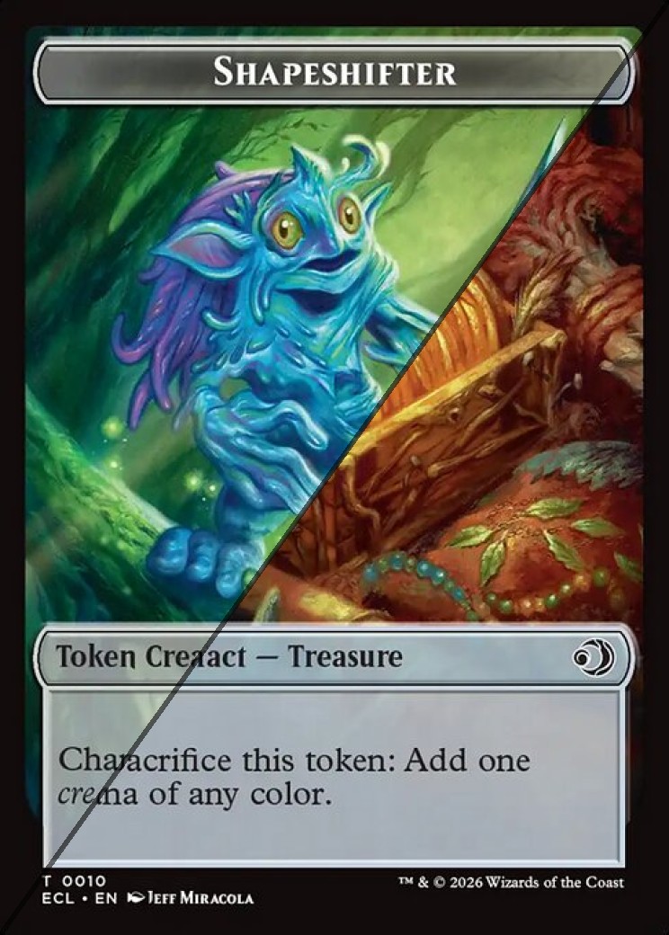 Shapeshifter Token  // Treasure Token TECL 