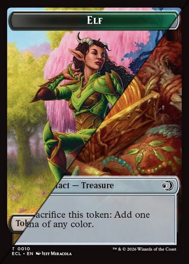 Elf Token  // Treasure Token TECL 