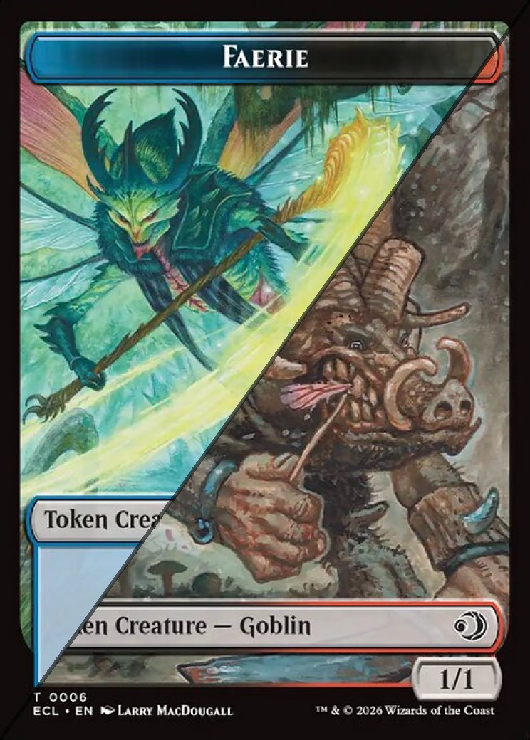 Faerie Token  // Goblin Token TECL  [Foil]