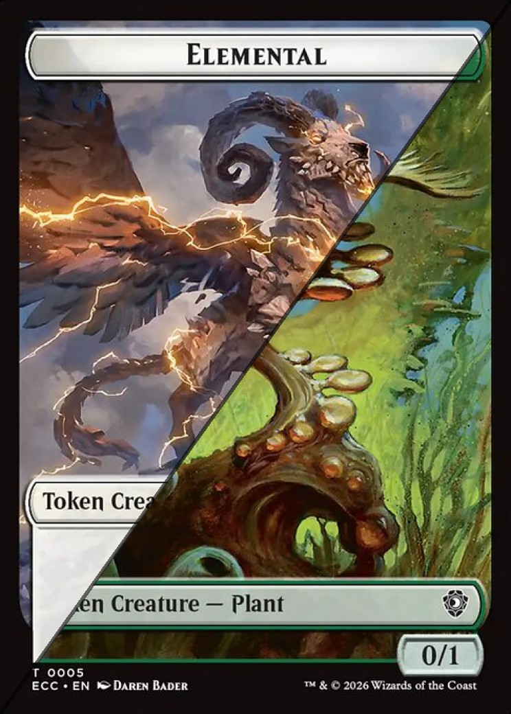 Elemental Token  // Plant Token TECC 