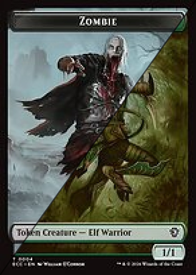 Zombie Token  // Elf Warrior Token TECC 