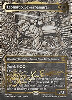 Leonardo, Sewer Samurai [Borderless Headliner Foil]