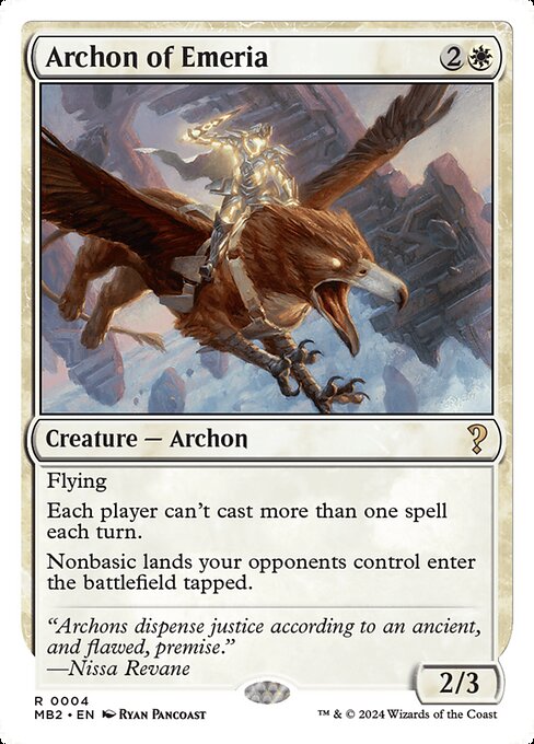 Archon of Emeria [Foil]