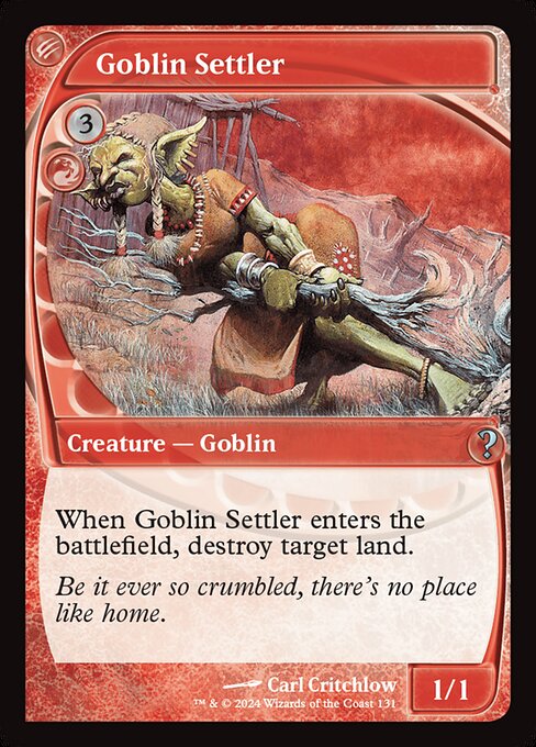 Goblin Settler [Future Sight]
