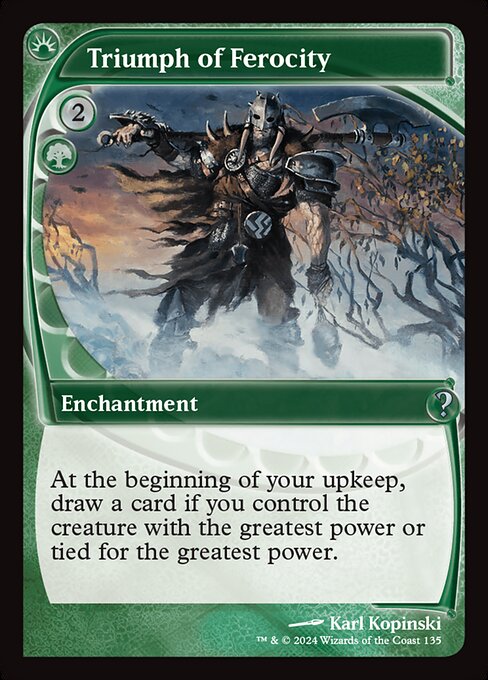 Triumph of Ferocity [Future Sight]