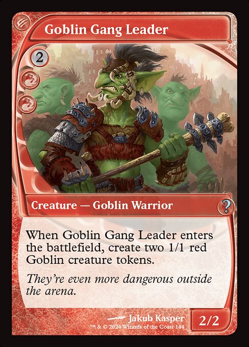 Goblin Gang Leader [Future Sight Foil]