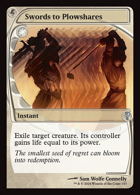 Swords to Plowshares [Future Sight]