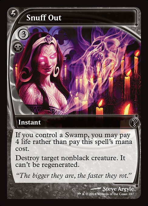 Snuff Out [Future Sight Foil]