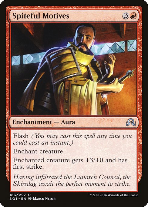 Spiteful Motives [Foil]