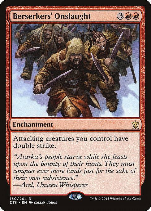 Berserkers' Onslaught [Foil]