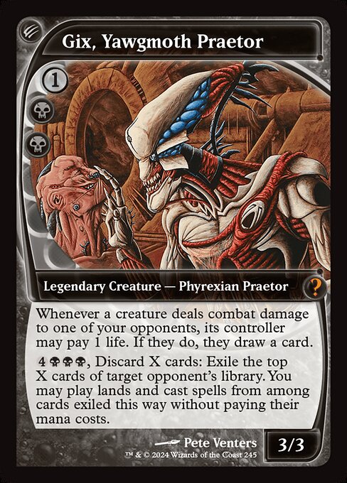 Gix, Yawgmoth Praetor [Future Sight Foil]