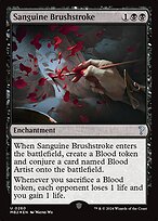 Sanguine Brushstroke [Foil]