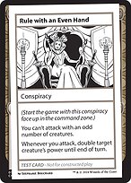 Rule with an Even Hand [Playtest]