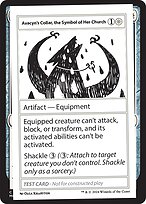 Avacyn's Collar, the Symbol of Her Church [Playtest]