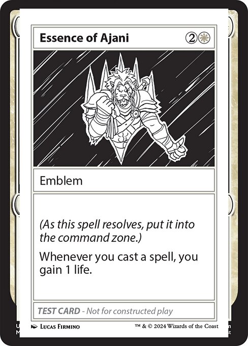Essence of Ajani [Playtest]