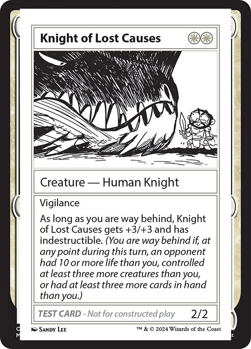 Knight of Lost Causes [Playtest]