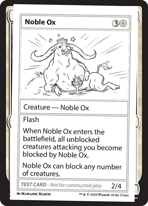 Noble Ox [Playtest]