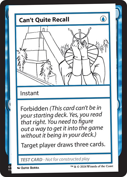 Can't Quite Recall [Playtest]