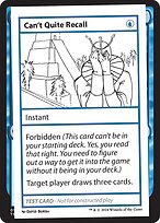 Can't Quite Recall [Playtest]