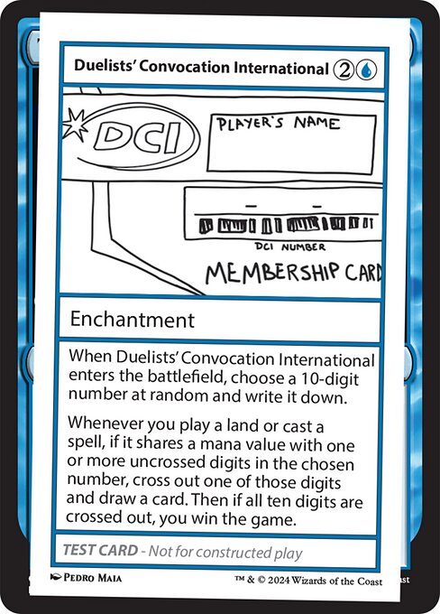 Duelists' Convocation International [Playtest]