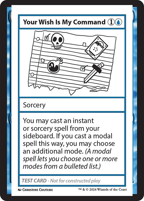 Your Wish Is My Command [Playtest]