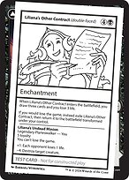 Liliana's Other Contract // Liliana's Undead Minion [Playtest]