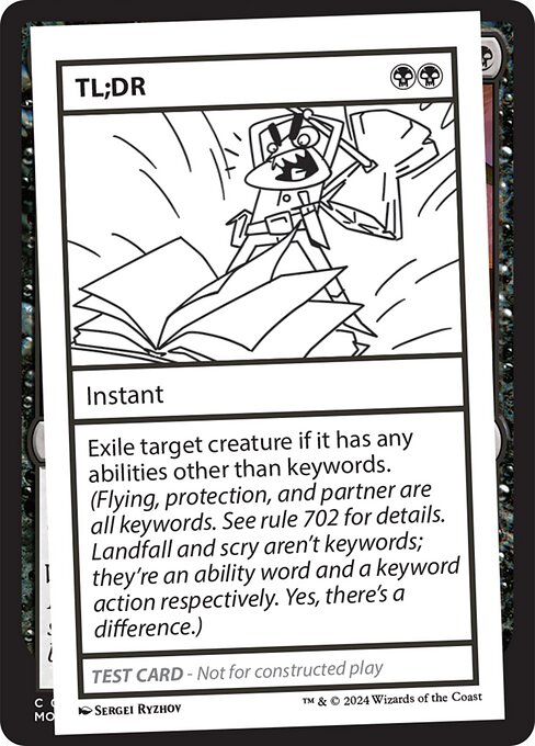 TL;DR [Playtest]
