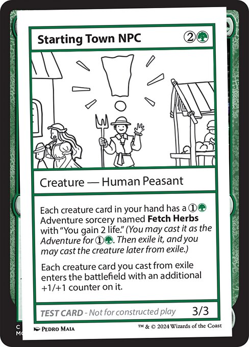 Starting Town NPC [Playtest]